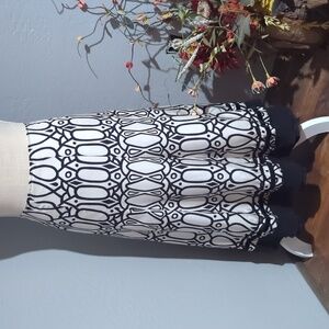 White House Black Market Silk Skirt size 10